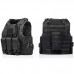 DELTA SIX Tactical Molle Weste mit Taschen (Schwarz)